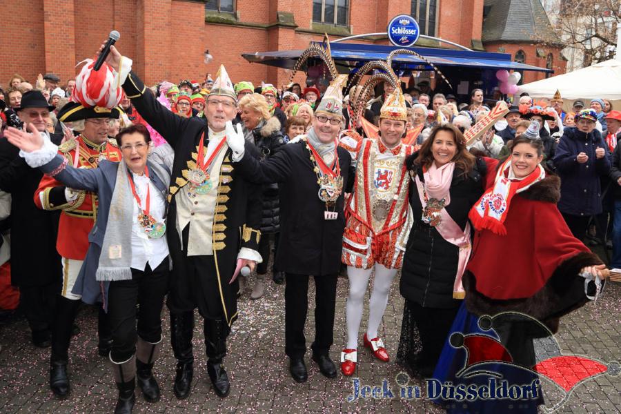 Prinzenpaarempfang auf der Närrischen Meile (4.2.2017)